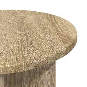 Boční stůl 2 pcs Dub sonoma Ø 39 x 38 cm Kompozitní dřevo - obrázek 6
