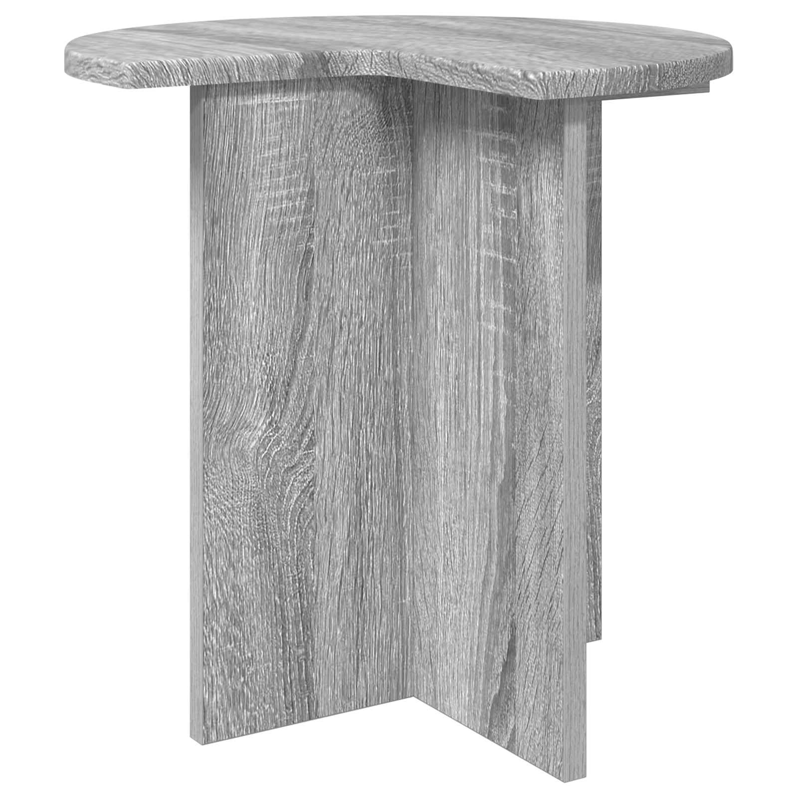 Stranska miza 2 pcs Siva Sonoma Ø 39 x 38 cm Inženirski les - slika 4