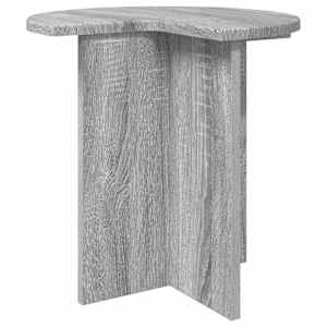 Boční stůl 2 pcs Šedá sonoma Ø 39 x 38 cm Kompozitní dřevo - obrázek 5