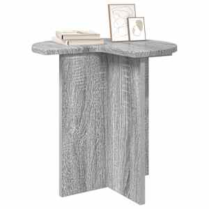 Boční stůl 2 pcs Šedá sonoma Ø 39 x 38 cm Kompozitní dřevo - obrázek 3