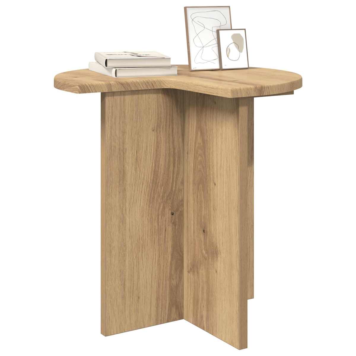 Sidebord Ø 39 x 38 cm Konstrueret træ - Billede 3