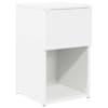 vidaXL Voodikapp Valge 29 x 31,5 x 49 cm Tehispuit