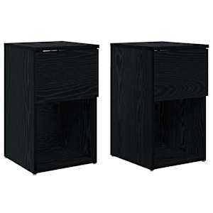 Zásuvka pod postel 2 pcs Černý dub 29 x 31,5 x 49 cm - obrázek 2