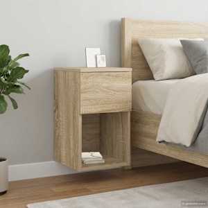 Posteljna omarica 2 pcs Sonoma hrast 29 x 31,5 x 49 cm