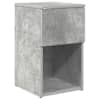 vidaXL Voodikapp Betoonhall 29 x 31,5 x 49 cm Tehispuit