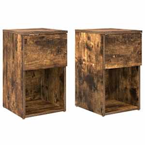 Zásuvka pod postel 2 pcs Kouřový dub 29 x 31,5 x 49 cm - obrázek 2