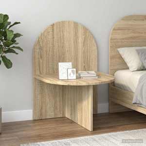 Nočna omarica 2 pcs Sonoma hrast 48 x 49 x 65 cm