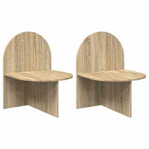 Nočna omarica 2 pcs Sonoma hrast 48 x 49 x 65 cm