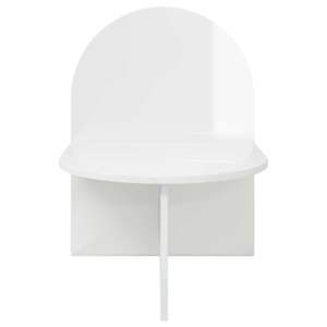 Noční stolek 2 pcs Bílá s vysokým leskem 48 x 49 x 65 cm - obrázek 6