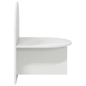 Noční stolek 2 pcs Bílá s vysokým leskem 48 x 49 x 65 cm - obrázek 7