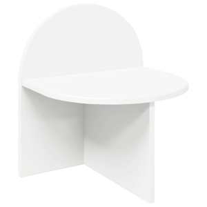 Nočna omarica Bela 40 x 35,5 x 45,5 cm Konstruirano leseno