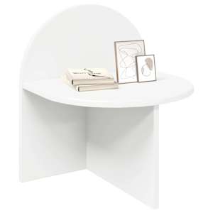 Noční stolek 2 pcs Bílá 40 x 35,5 x 45,5 cm Dřevěný materiál - obrázek 3