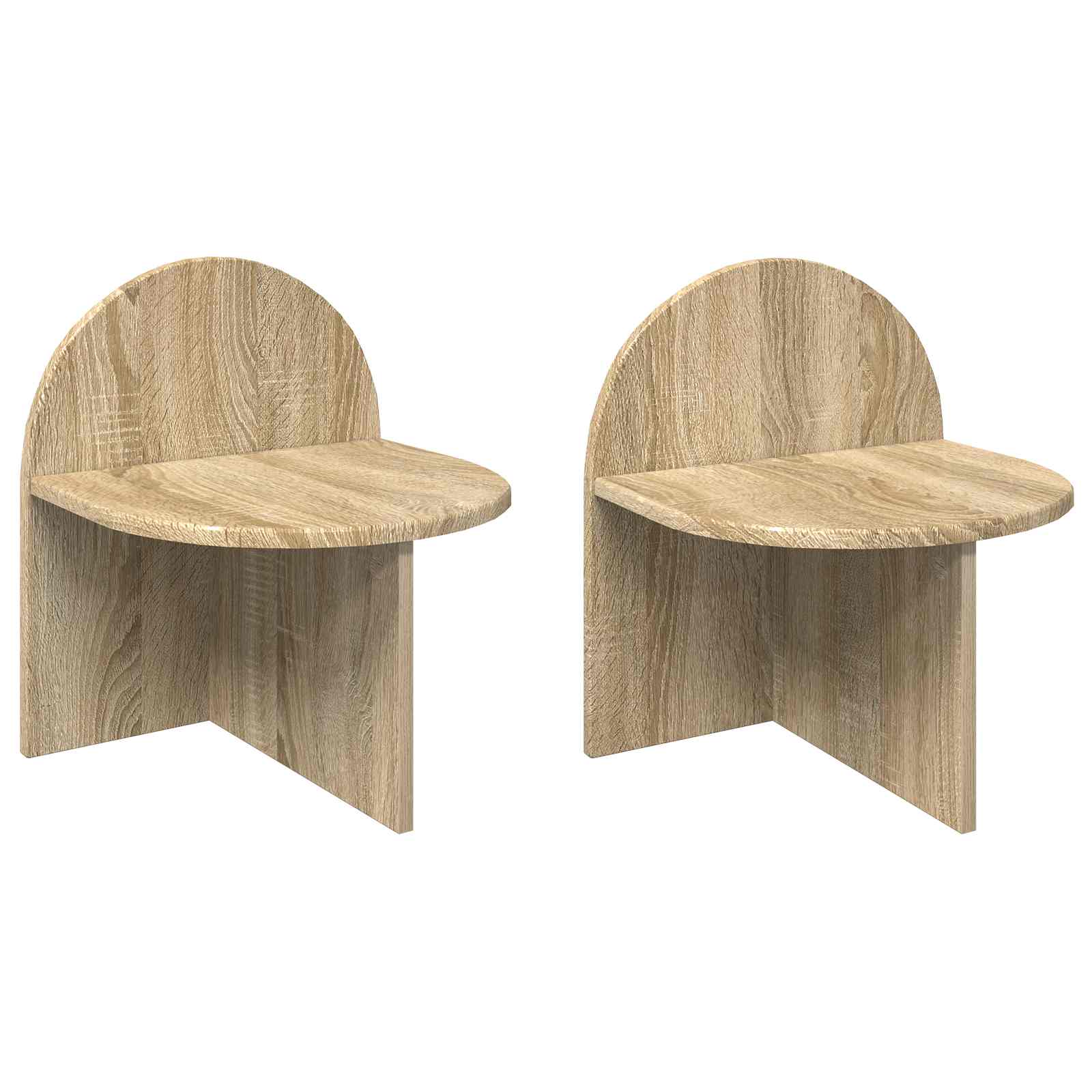 Stolik nocny 2 szt. dąb Sonoma 40 x 35,5 x 45,5 cm