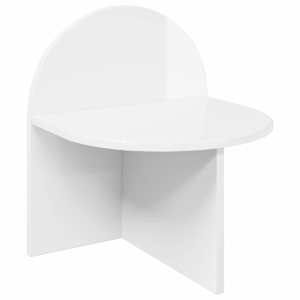 Noční stolek 2 pcs Bílá s vysokým leskem 40 x 35,5 x 45,5 cm - obrázek 5