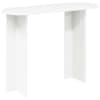 vidaXL Konsoollaud Valge 100 x 39,5 x 75 cm Tehispuit