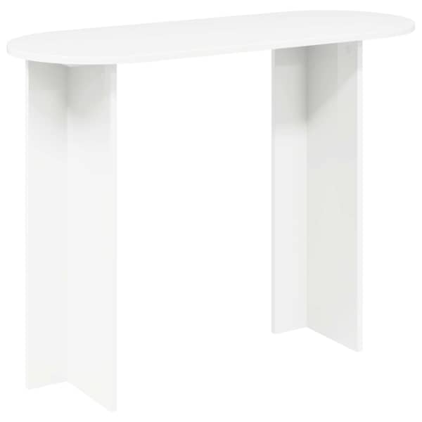 vidaXL Konsoollaud Valge 100 x 39,5 x 75 cm Tehispuit