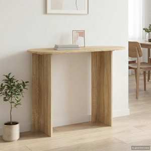 Konzolový stolek Dub sonoma 100 x 39,5 x 75 cm Kompozitní dřevo - obrázek 4