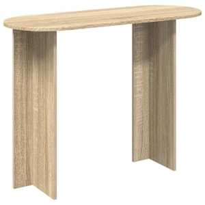 vidaXL Konsoollaud Sonoma tamm 100 x 39,5 x 75 cm Tehispuit