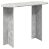 vidaXL Konsoollaud Betoonhall 100 x 39,5 x 75 cm Tehispuit
