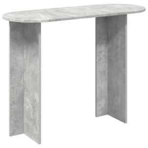 vidaXL Konsoollaud Betoonhall 100 x 39,5 x 75 cm Tehispuit