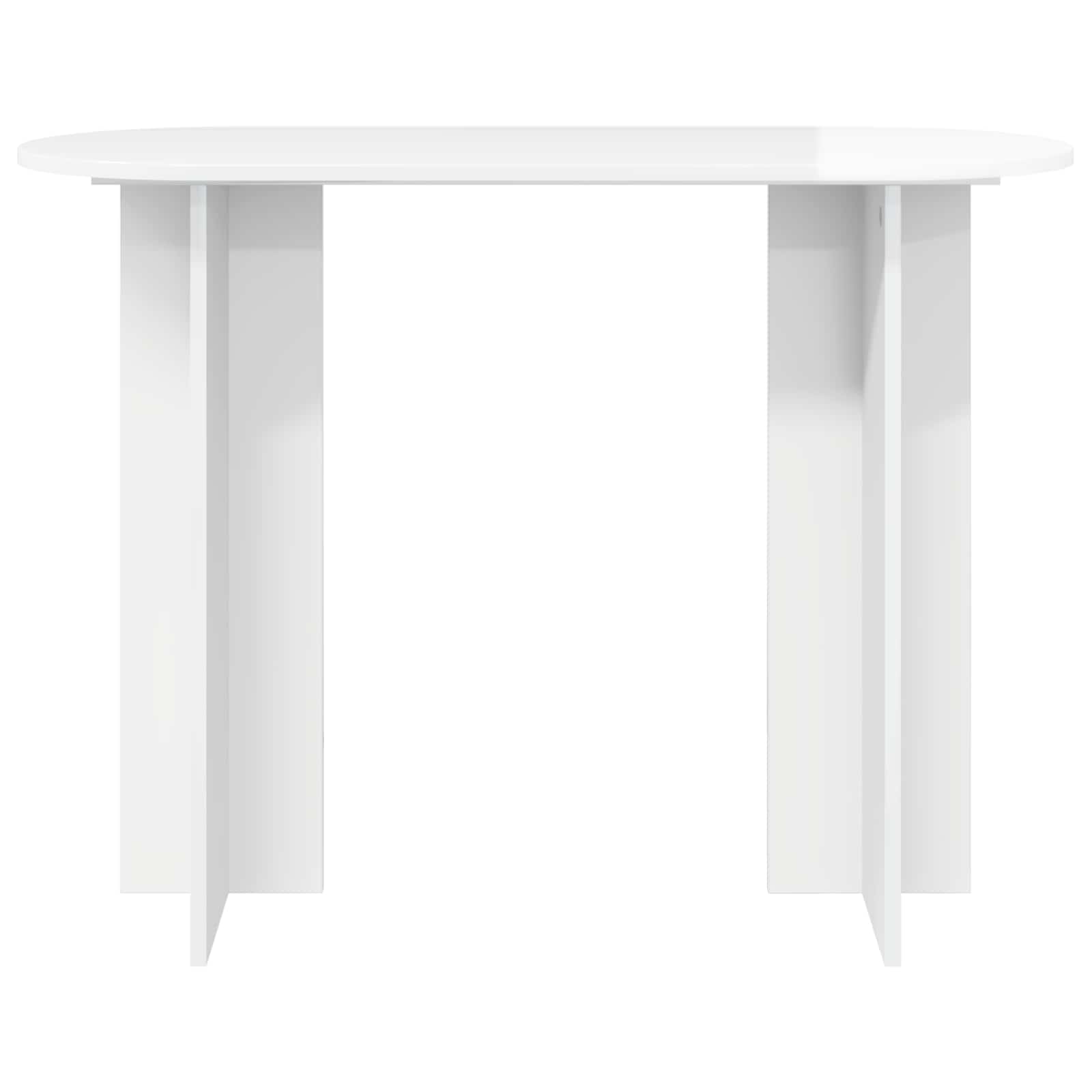 Konzolový stolek Bílá s vysokým leskem 100 x 39,5 x 75 cm - obrázek 5