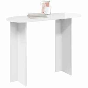 Konzolový stolek Bílá s vysokým leskem 100 x 39,5 x 75 cm - obrázek 3