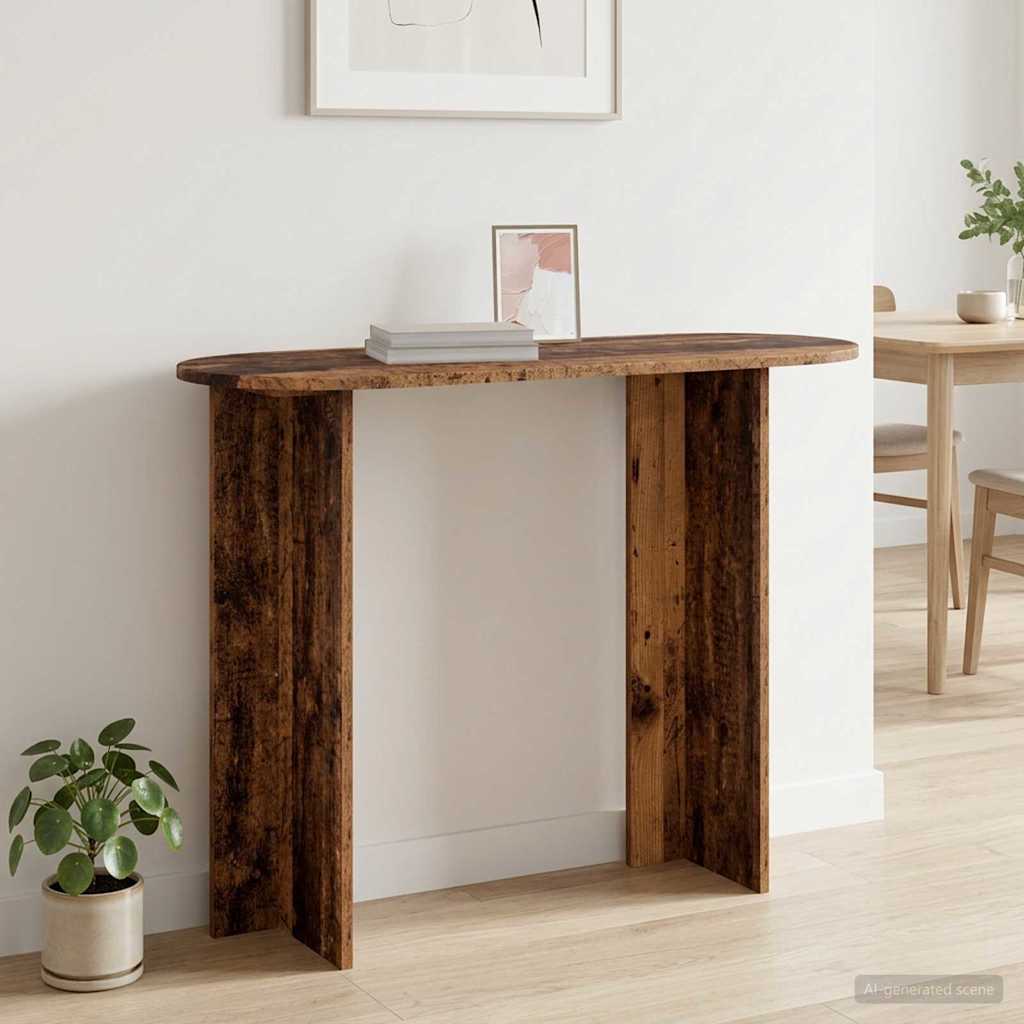 vidaXL Masă de consolă Lemn vechi 100 x 39,5 x 75 cm Lemn prelucrat
