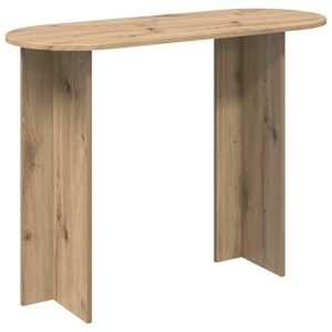 vidaXL Konsoollaud Artisan tamm 100 x 39,5 x 75 cm Tehispuit