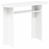 vidaXL Konsoollaud Valge 100 x 39,5 x 75 cm Tehispuit