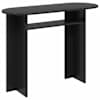 vidaXL Konsoollaud Must tamm 100 x 39,5 x 75 cm Tehispuit