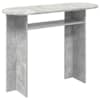 vidaXL Konsoollaud Betoonhall 100 x 39,5 x 75 cm Tehispuit