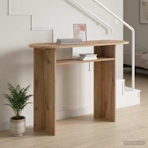 Konzolna miza Artisan hrast 100 x 39,5 x 75 cm Inženirski les