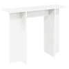 vidaXL Konsoollaud Valge 100 x 30 x 75 cm Tehispuit