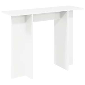 vidaXL Konsoollaud Valge 100 x 30 x 75 cm Tehispuit