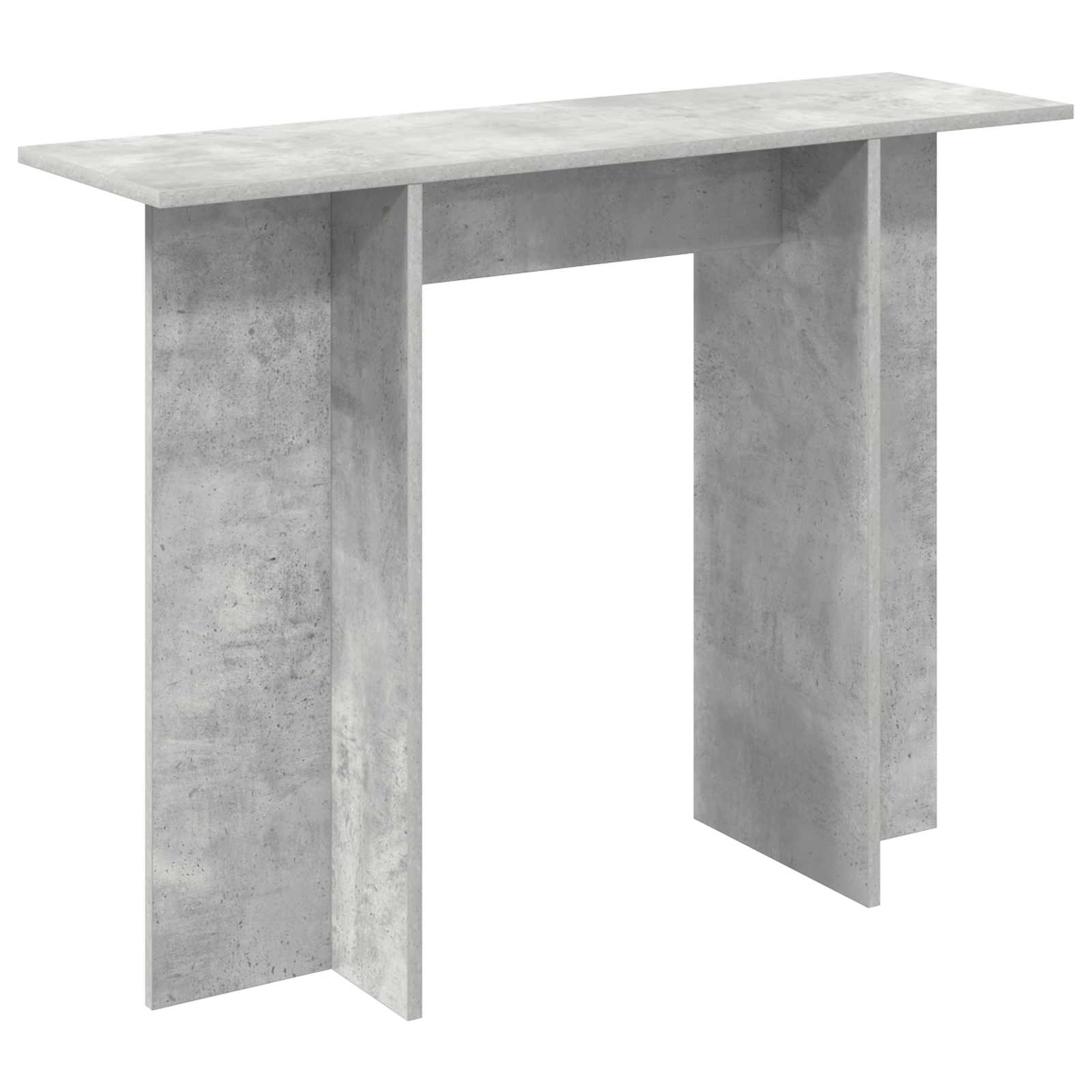 vidaXL Masă de consolă Gri Beton 100 x 30 x 75 cm Lemn prelucrat