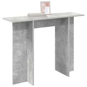 Konzolový stolek Betonově šedá 100 x 30 x 75 cm - obrázek 3