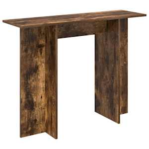 vidaXL Konsoollaud Suitsetatud Tamm 100 x 30 x 75 cm Tehispuit