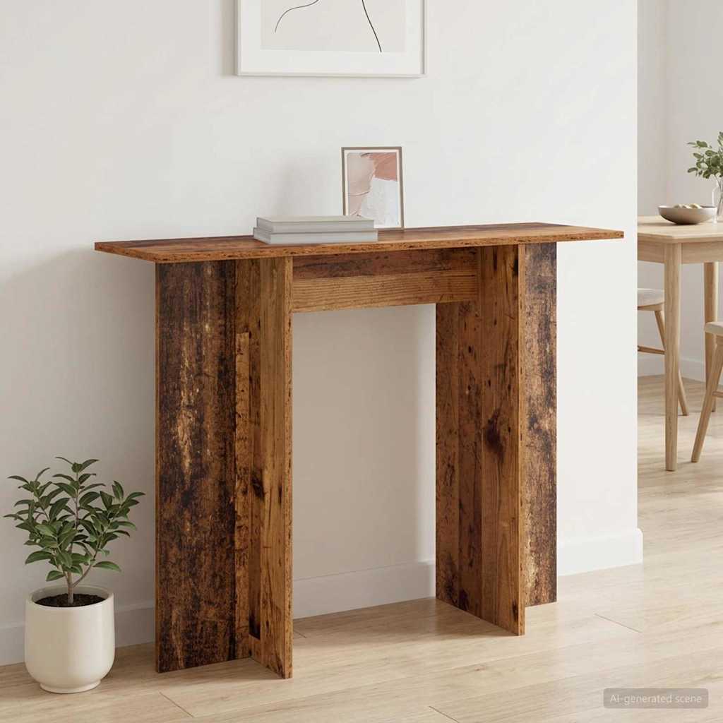 vidaXL Masă de consolă Lemn vechi 100 x 30 x 75 cm Lemn prelucrat
