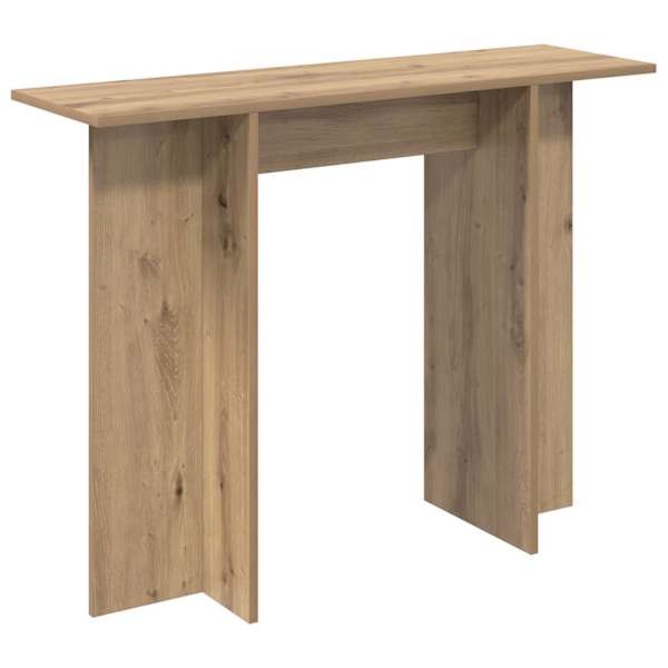 vidaXL Konsoollaud Artisan tamm 100 x 30 x 75 cm Tehispuit