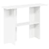 vidaXL Konsoollaud Valge 100 x 30 x 75 cm Tehispuit