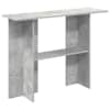 vidaXL Konsoollaud Betoonhall 100 x 30 x 75 cm Tehispuit