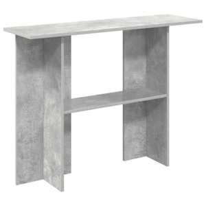 vidaXL Konsoollaud Betoonhall 100 x 30 x 75 cm Tehispuit