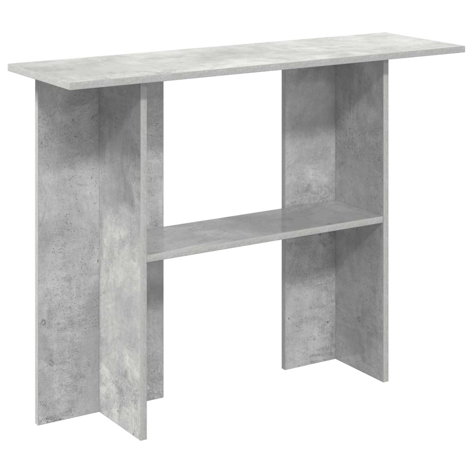vidaXL Masă de consolă Gri Beton 100 x 30 x 75 cm Lemn prelucrat