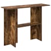 vidaXL Konsoollaud Suitsutatud tamm 100 x 30 x 75 cm Tehispuit