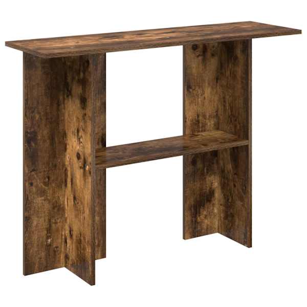 vidaXL Konsoollaud Suitsutatud tamm 100 x 30 x 75 cm Tehispuit
