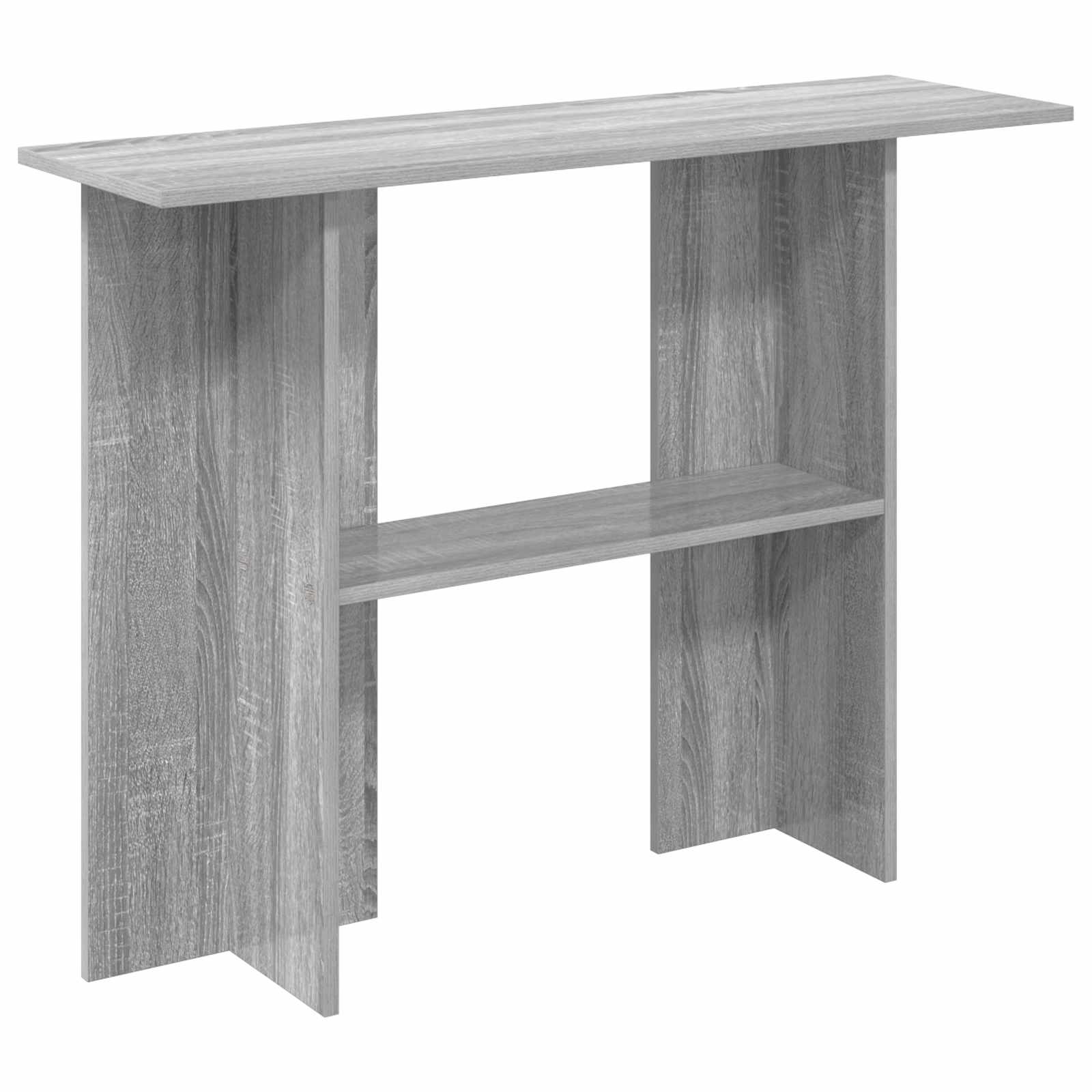 vidaXL Masă de consolă Sonoma gri 100 x 30 x 75 cm Lemn prelucrat