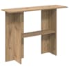 vidaXL Konsoollaud Artisan tamm 100 x 30 x 75 cm Tehispuit