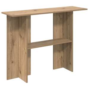 vidaXL Konsoollaud Artisan tamm 100 x 30 x 75 cm Tehispuit