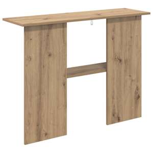 Konzolový stolek Dub artisan 100 x 30 x 75 cm Kompozitní dřevo - obrázek 7