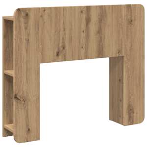 Posteljna glava s shranjevanjem Artisan hrast Inženirski les